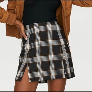 Aritzia Mandy Plaid Skirt